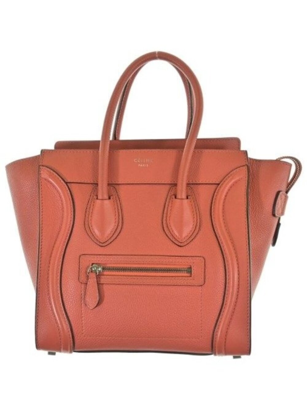 Celine Luggage Micro Shopper Handbag